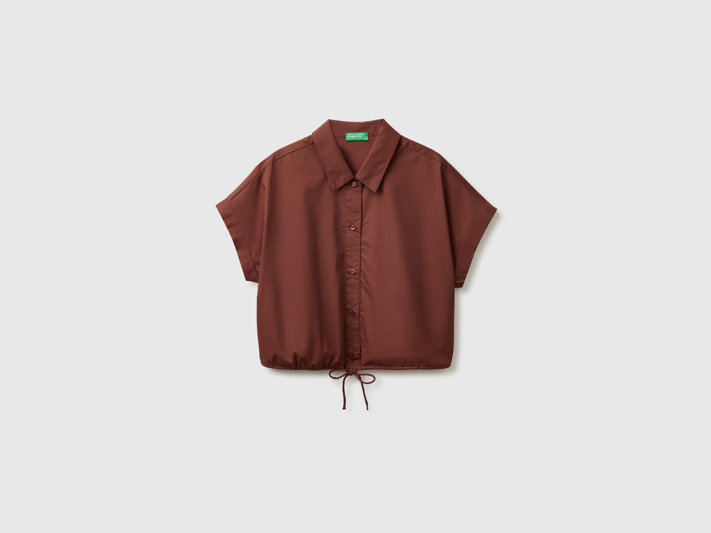 Cropped shirt with drawstring - ucb_image_FS