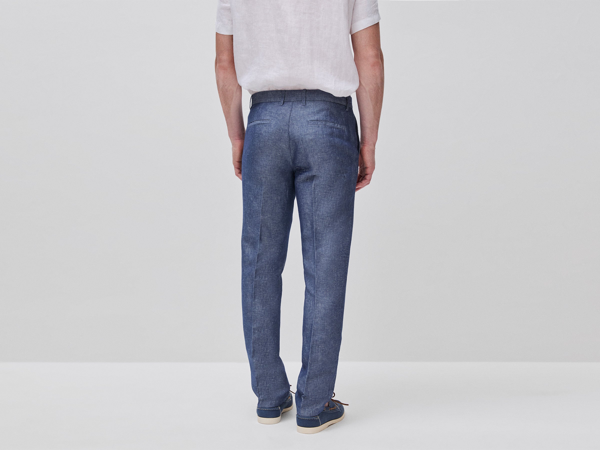 Chinos regular fit em mistura de linho - ucb_image_B