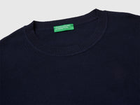 Dark blue short sleeve sweater - ucb_image_DS1