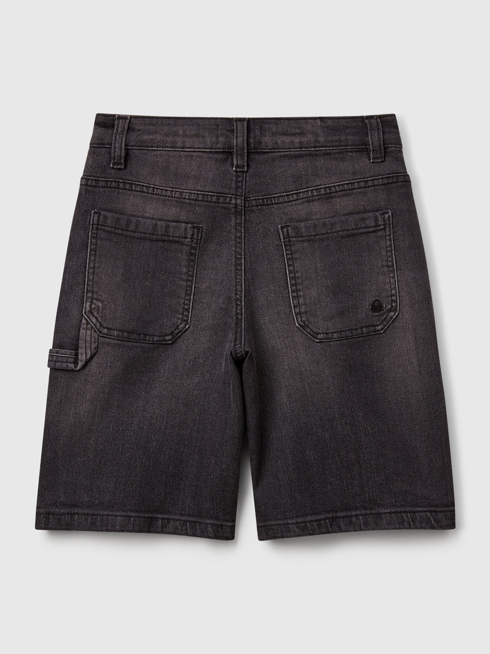Straight fit denim bermudas - ucb_image_BS