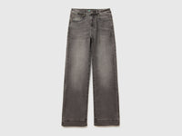 Recycled cotton flare jeans - ucb_image_FS