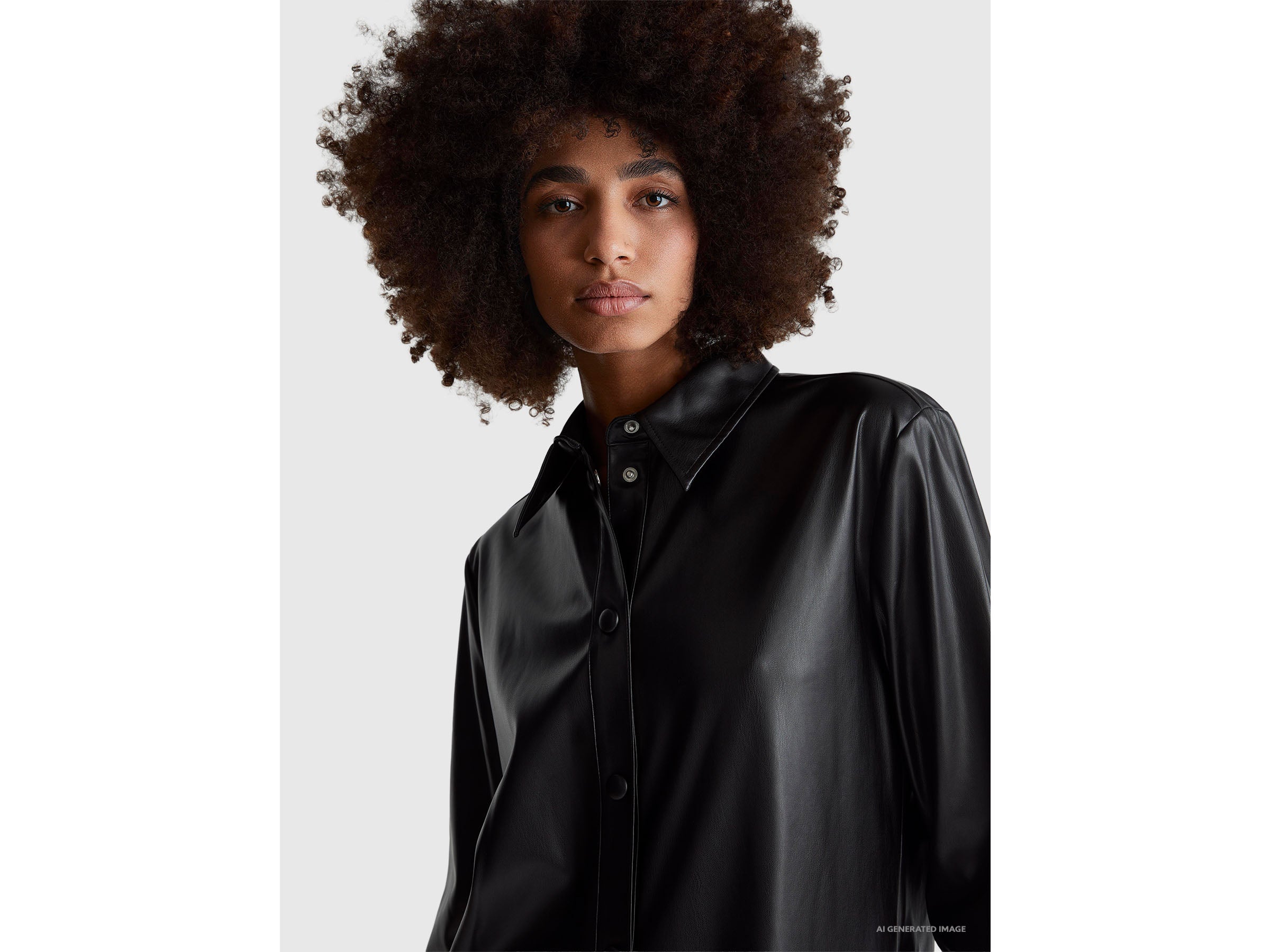 Vestido com gola em tecido efeito pele - ucb_image_FY