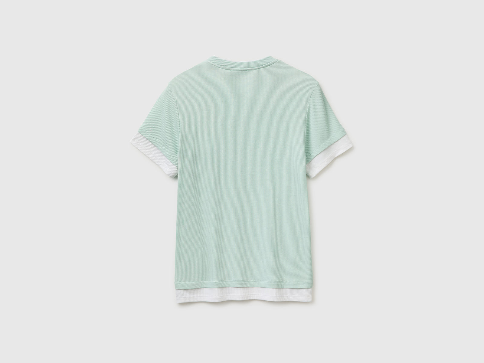 Slim fit ribbed T-shirt - ucb_image_BS