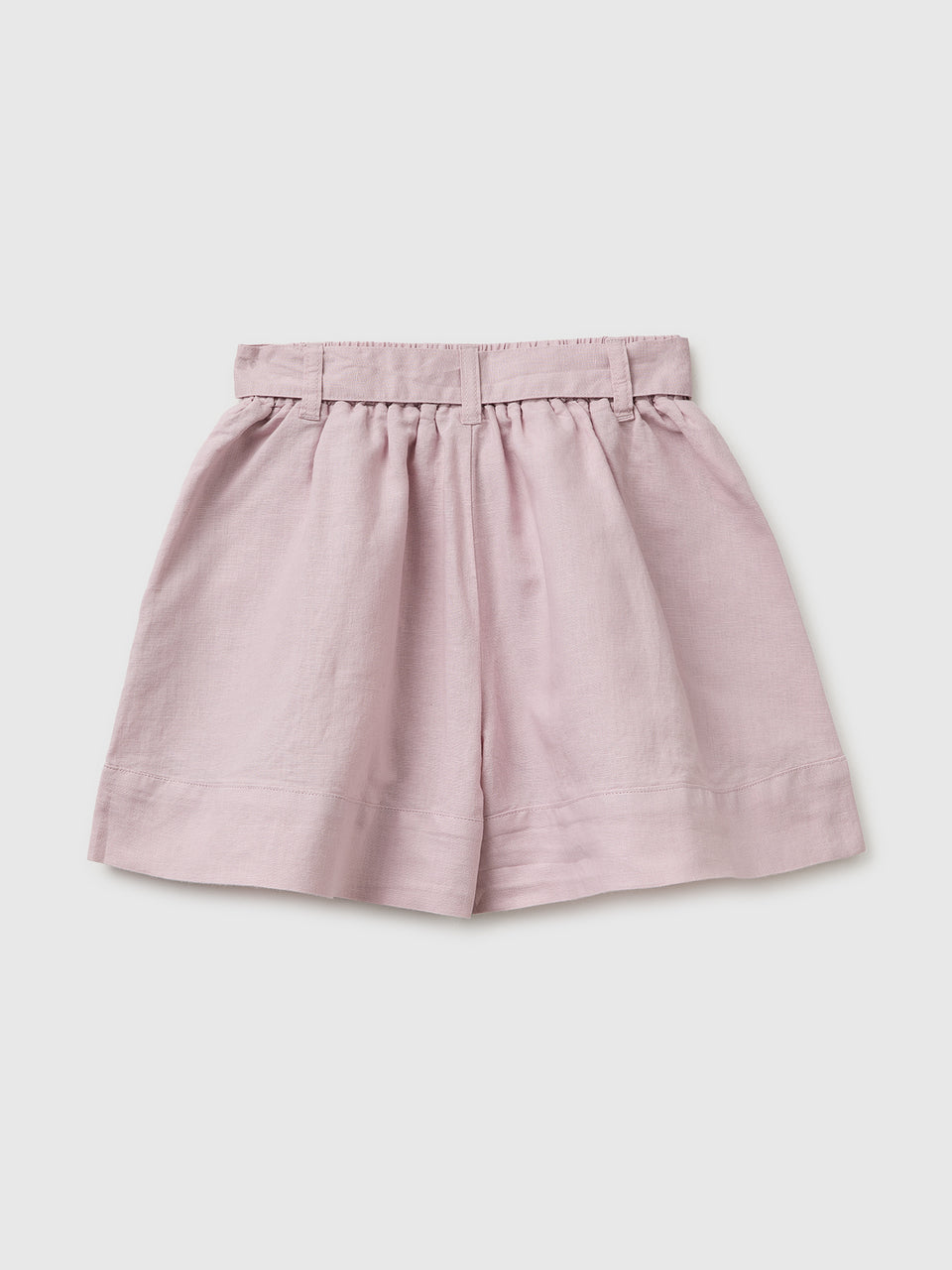 Linen blend shorts with sash - ucb_image_BS
