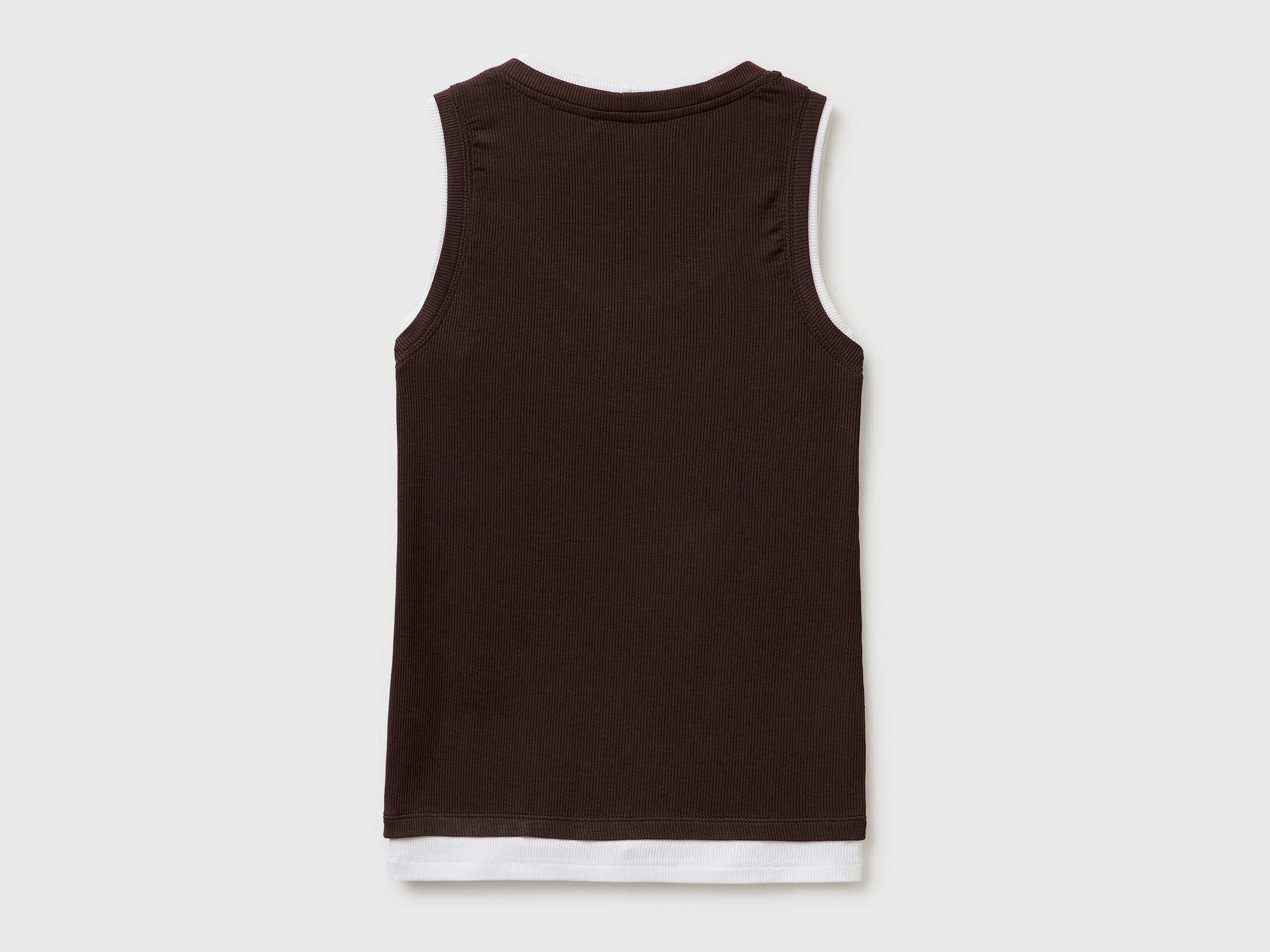 Slim fit ribbed tank top - ucb_image_BS