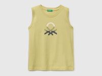 Organic cotton tank top with logo print - ucb_image_FS