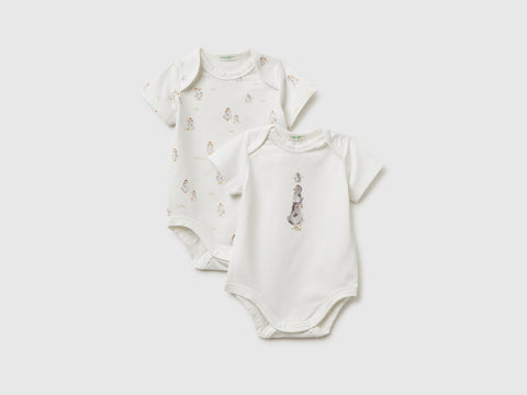 Two bodysuits in stretch organic cotton - ucb_image_FS