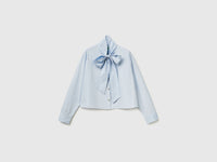 Striped crop shirt with bow - ucb_image_FS