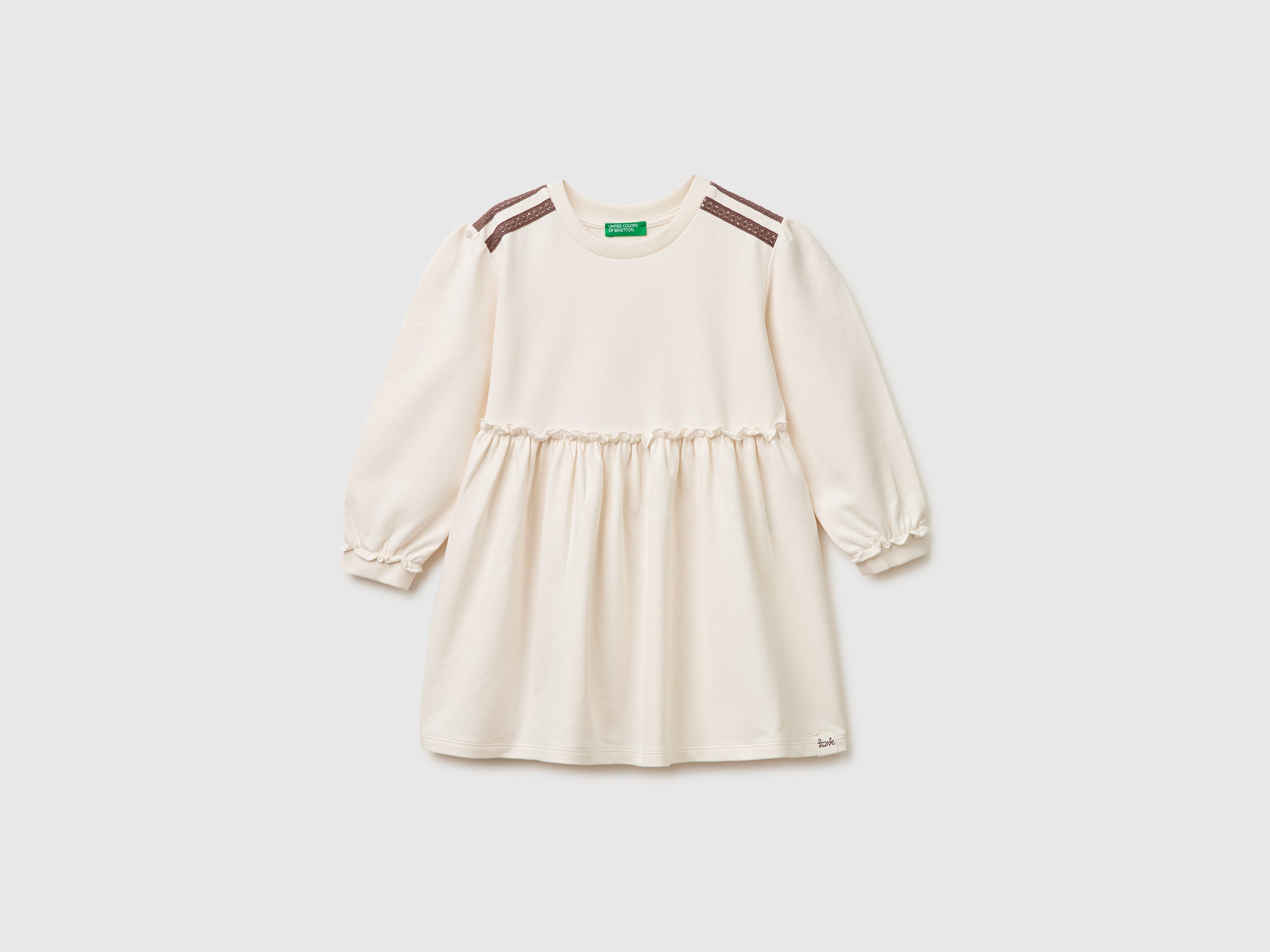 Vestido em felpo com renda - ucb_image_FS