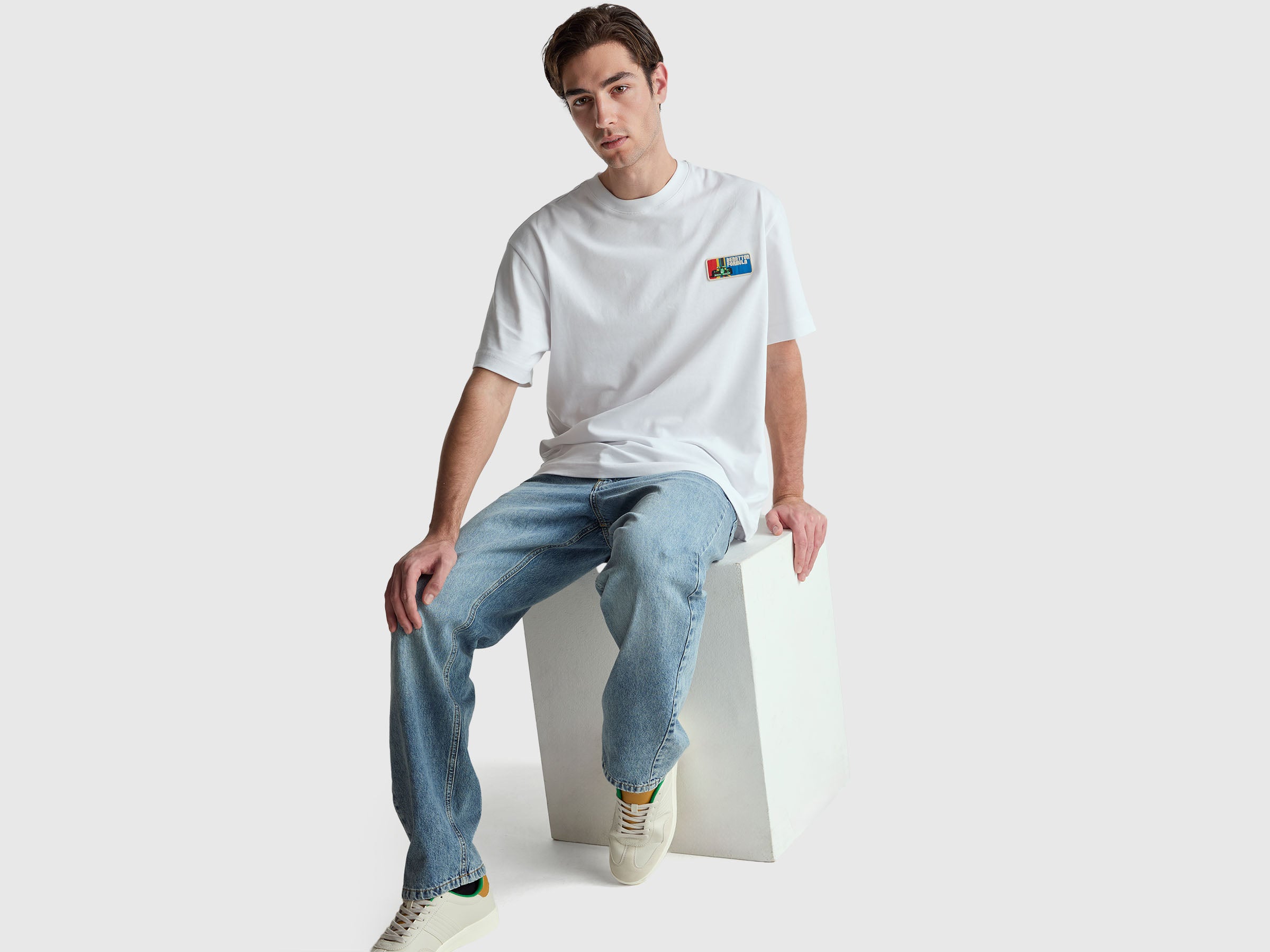 T-shirt Benetton Formula com estampa atrás - ucb_image_FY