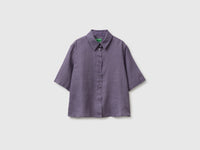Short shirt in pure linen - ucb_image_FS