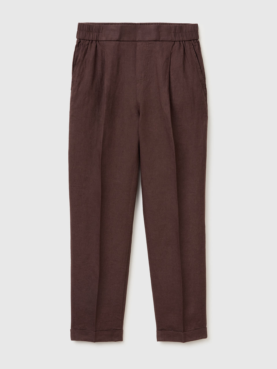 100% linen cigarette trousers - ucb_image_FS