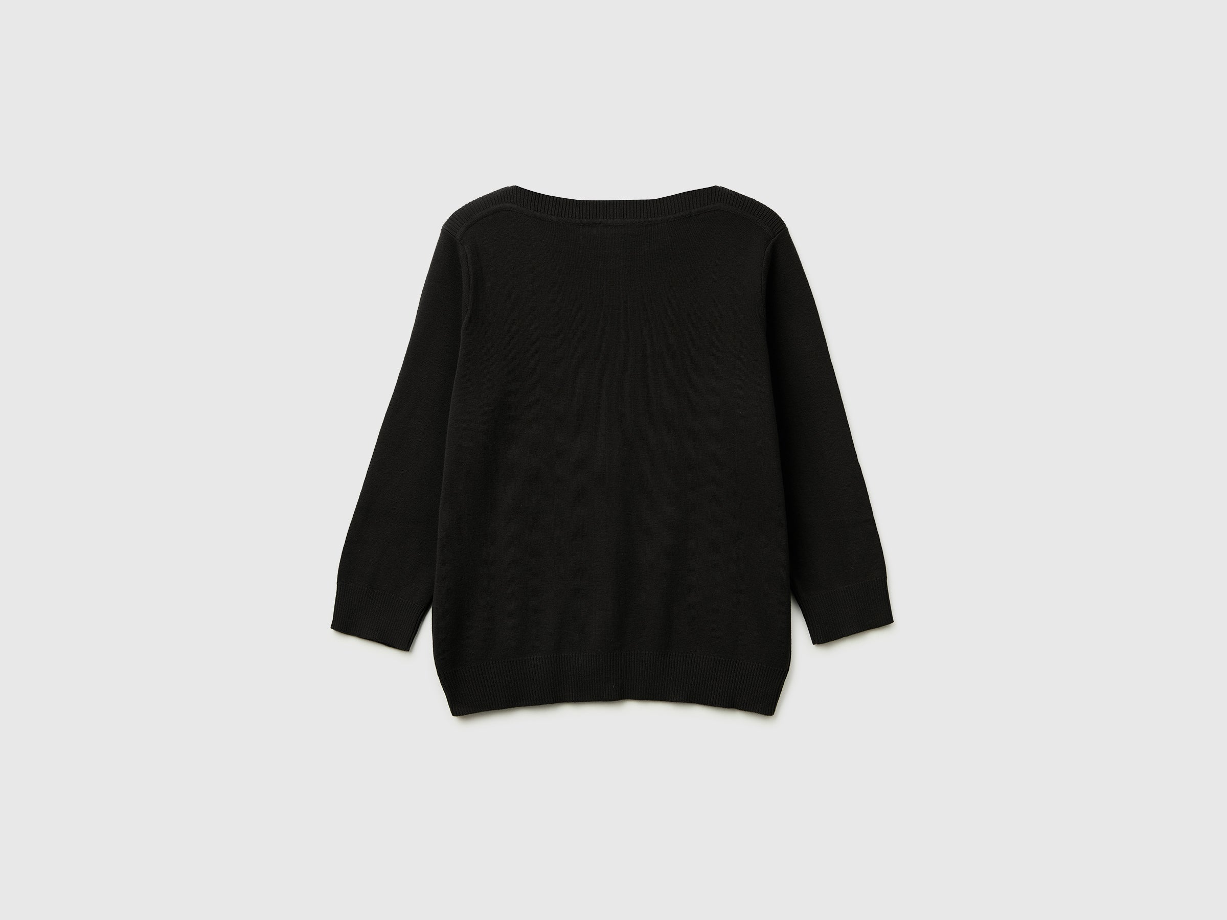 Black sweater with boat neck - ucb_image_BS