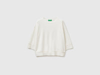 Camisola de gola redonda em algodão e lã - ucb_image_FS