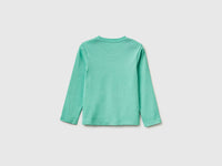 T-shirt in organic cotton with glittery logo - ucb_image_BS
