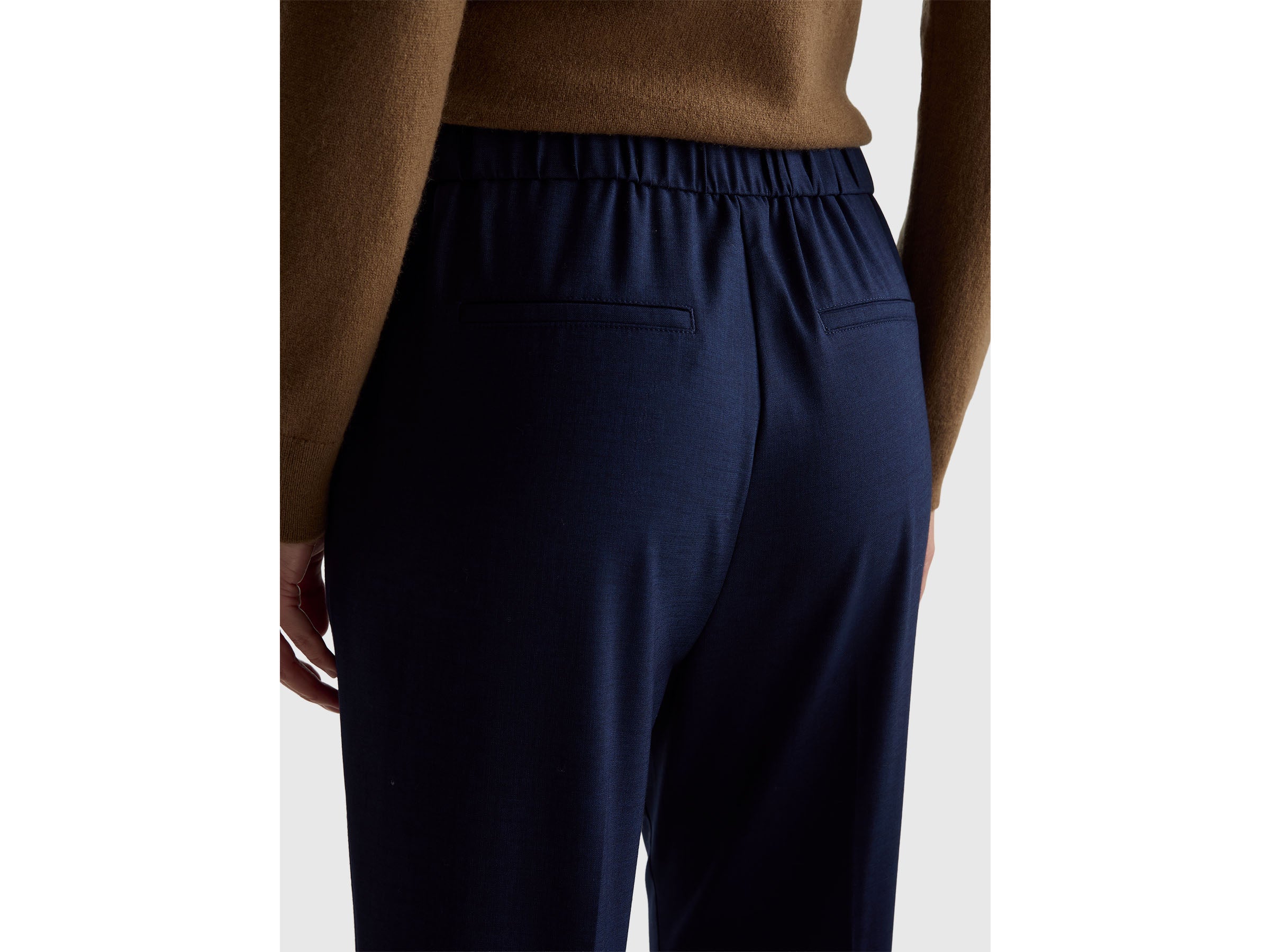 Calças com dobra em viscose mista stretch - ucb_image_FY