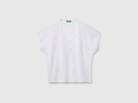 V-neck sweater in linen blend - ucb_image_FS