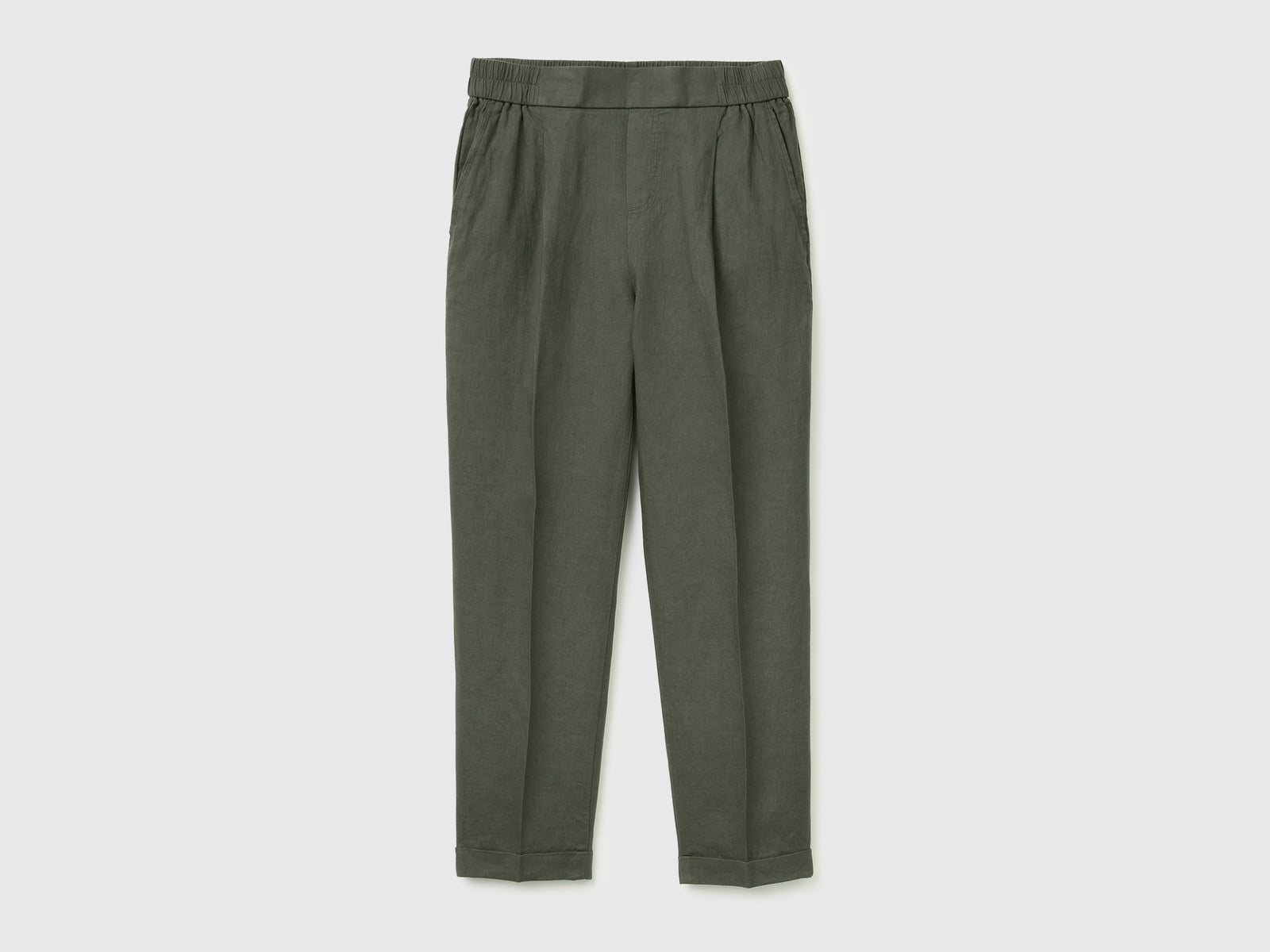 100% linen cigarette trousers - ucb_image_FS