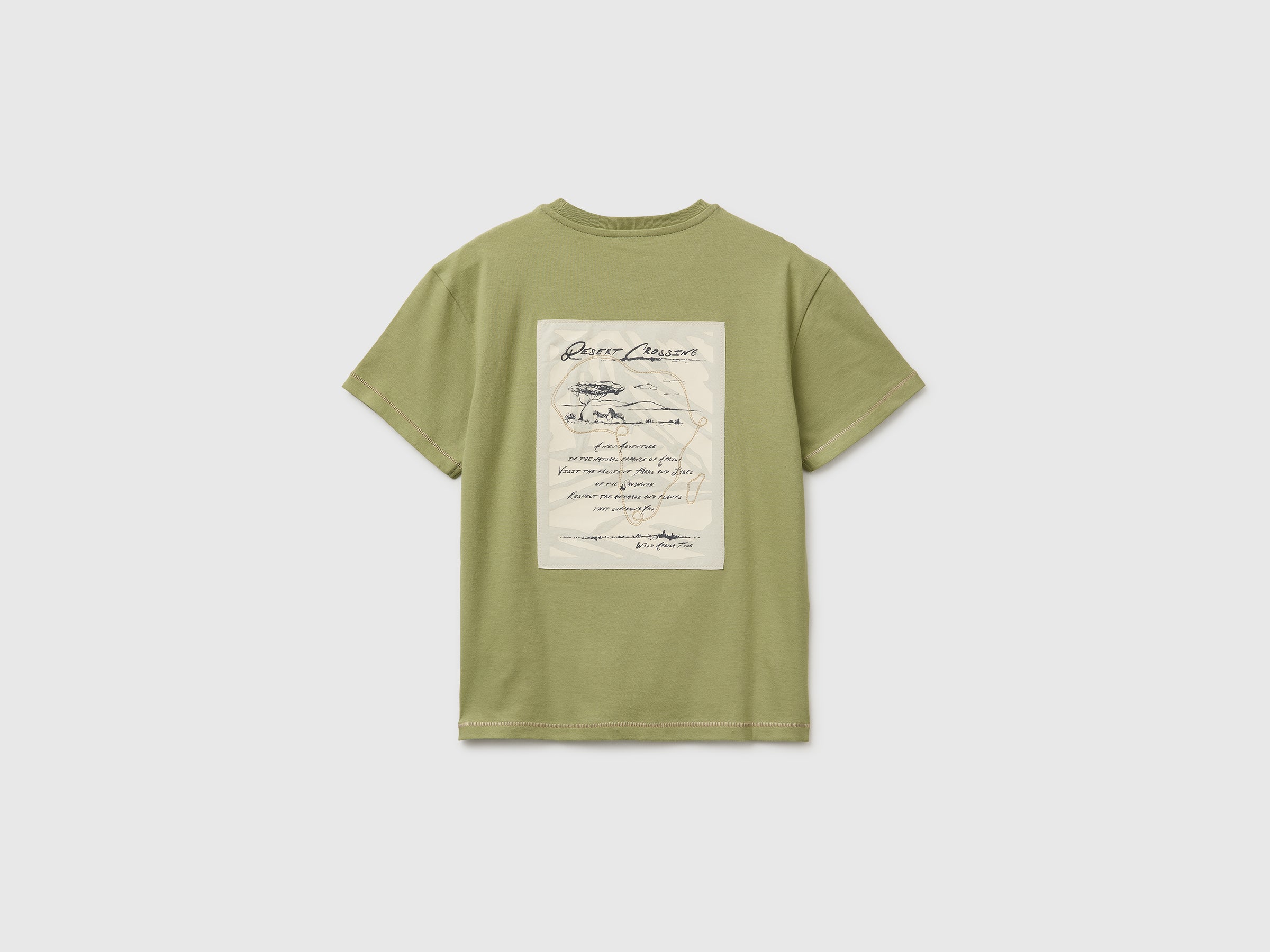 Oversized T-shirt with print and embroidery - ucb_image_BS