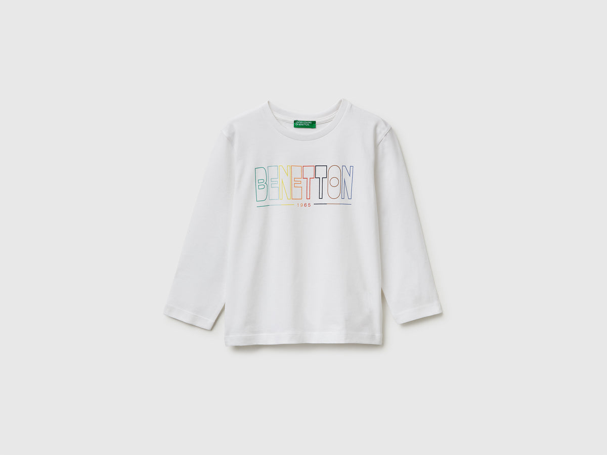 T-shirt in organic cotton with logo print - ucb_image_FS