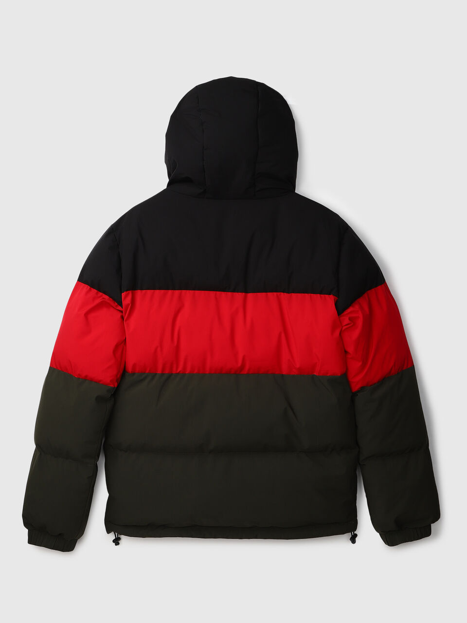 COLOR BLOCK HEAVY PUFFER JACKET image number null