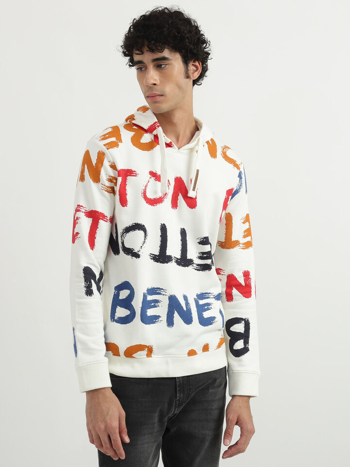 BRUSH STROKES AOP HOODIE
