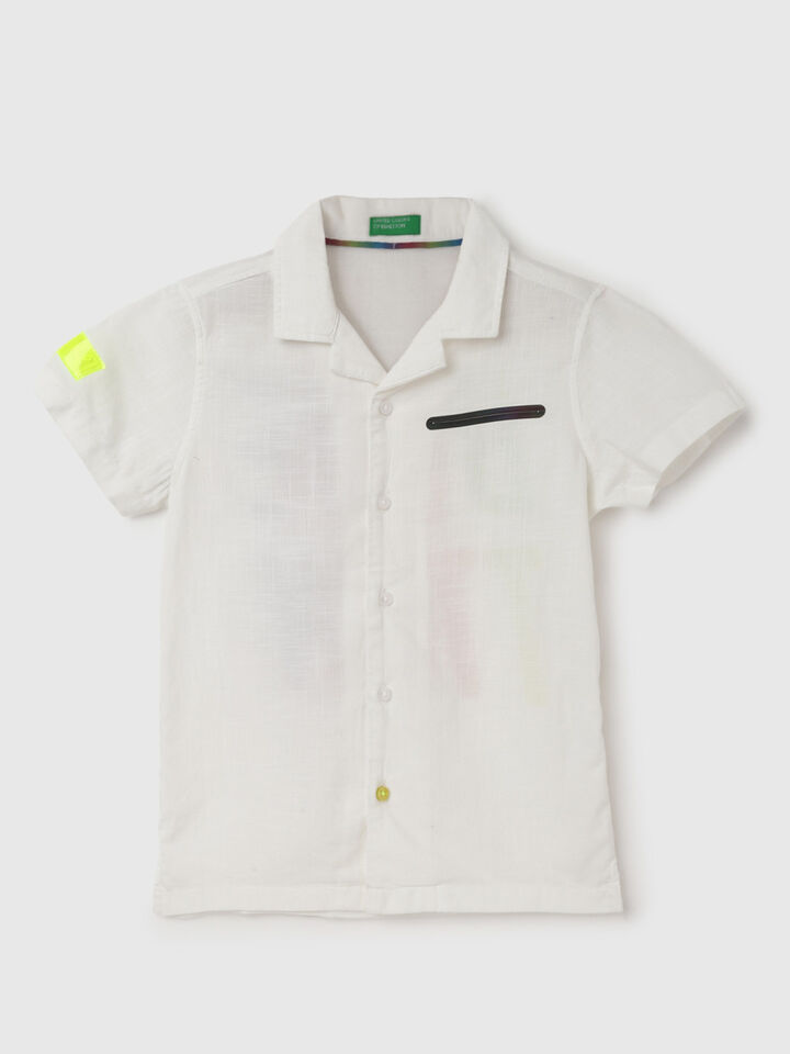 SHORT SL RESORT COLLAR W SEAM SEAL