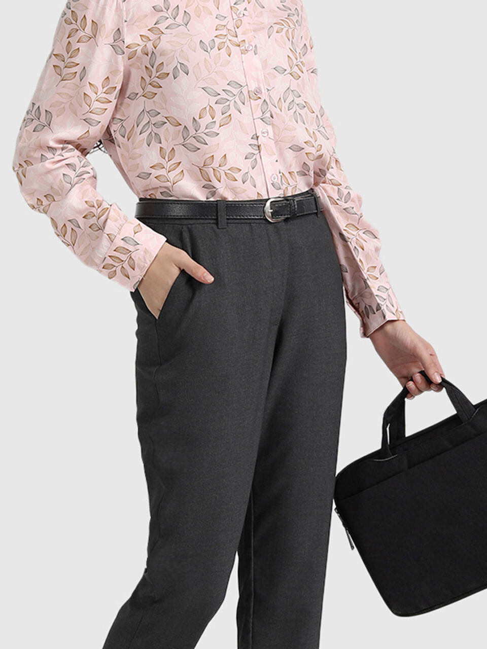Polyester Cigarette Pants image number null