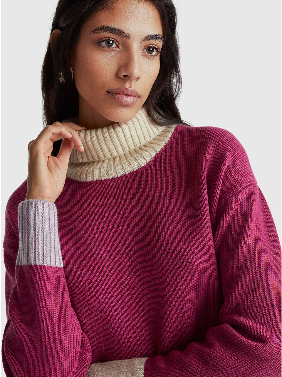 TURTLE NECK SWEATER Women image number null