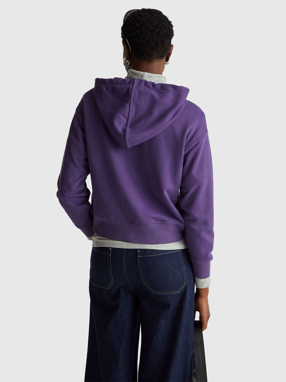 SWEATER W/HOOD Women image number null