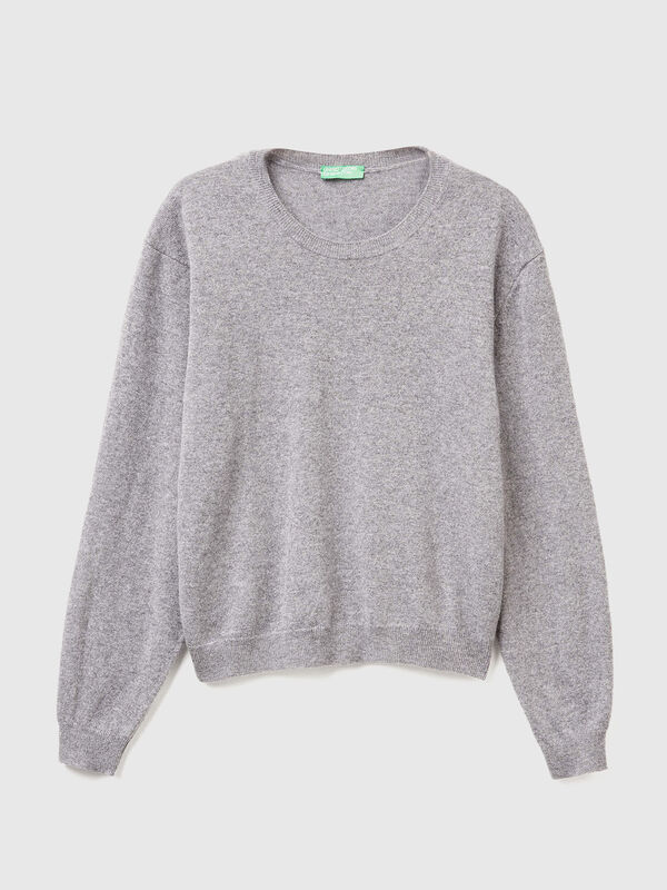 Relaxed fit pure Merino wool sweater Women