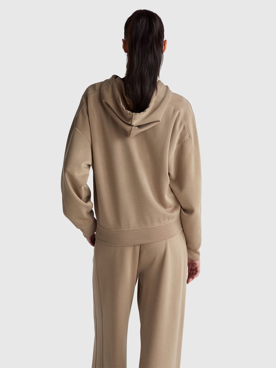 SWEATER W/HOOD Women image number null