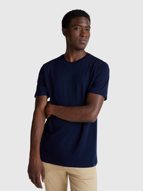T-shirt en coton à fibres longues Homme