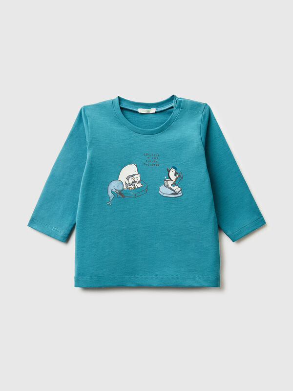 T-shirt with embossed print New Born (0-18 months)