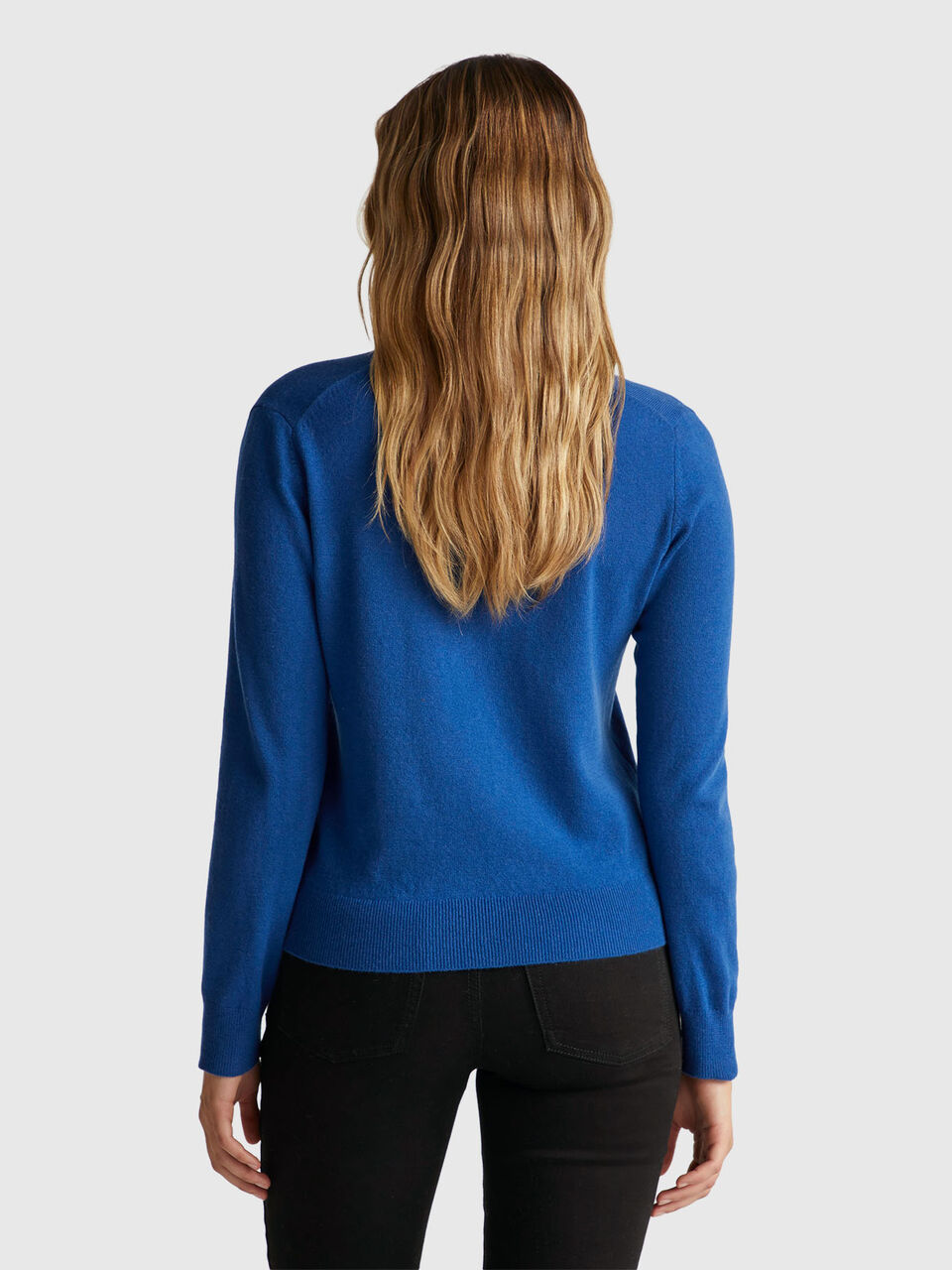 V NECK SWEATER L/S Femme image number null