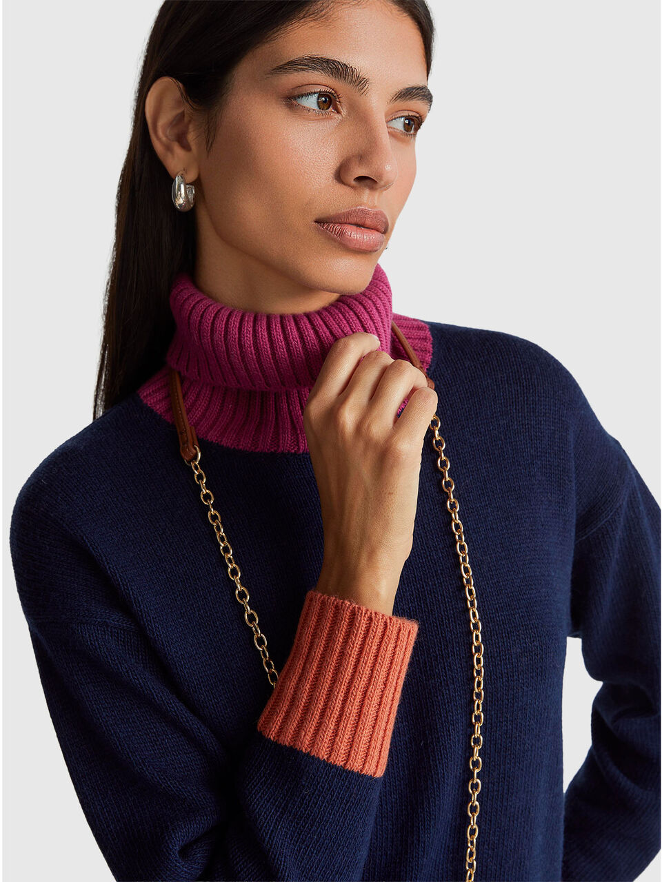 TURTLE NECK SWEATER Femme image number null