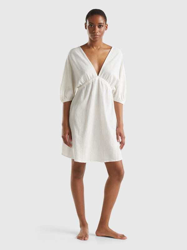 Robe courte 100 % coton Femme