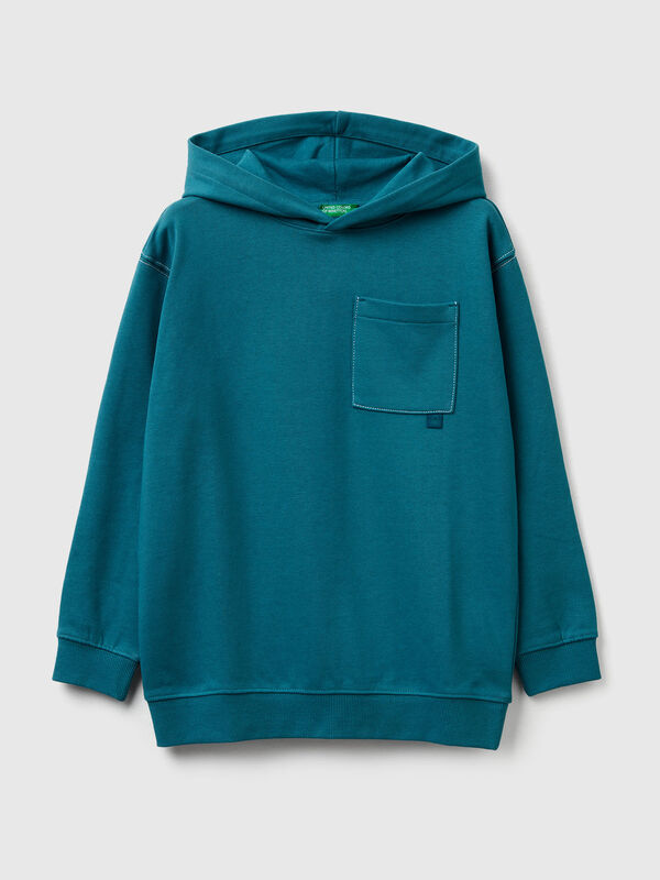 Oversized sweatshirt with bold print Junior Boy