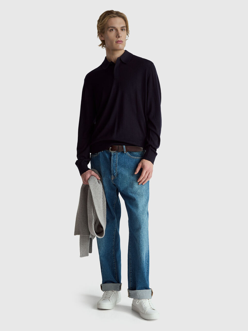 L/S POLO SHIRT Men image number null