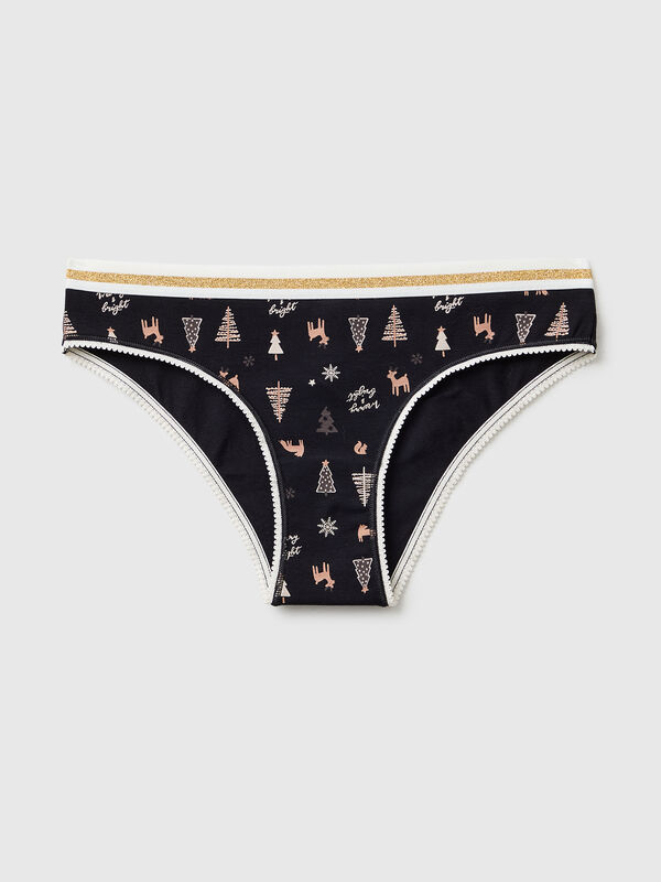 Underwear with Christmas print Women