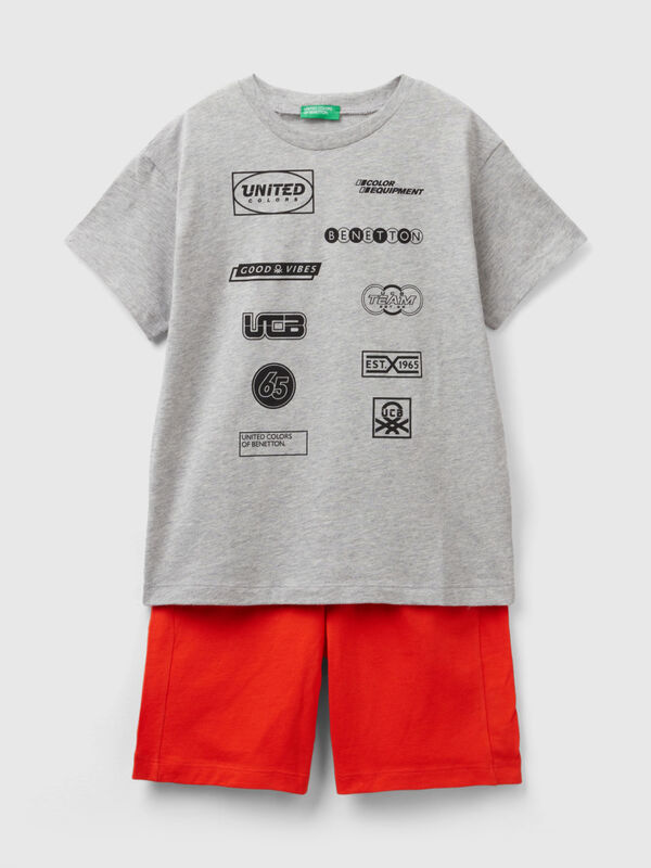 T-shirt and bermudas set Junior Boy
