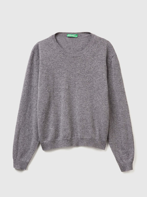 Relaxed fit pure Merino wool sweater Women