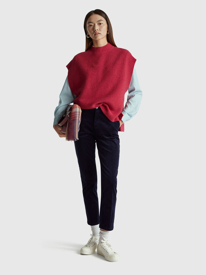 SLEEVELESS SWEATER Women