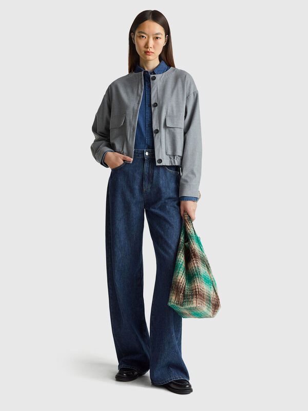 Veste en flanelle Femme