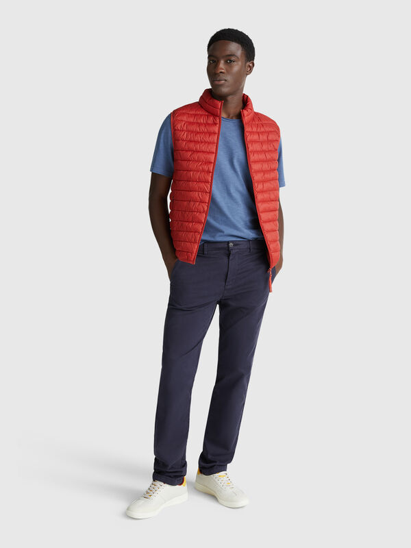 T-shirt en coton flammé Homme