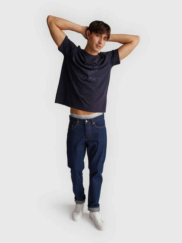 T-shirt en coton avec logo Homme