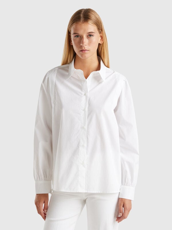 Chemise légère en pur coton Femme