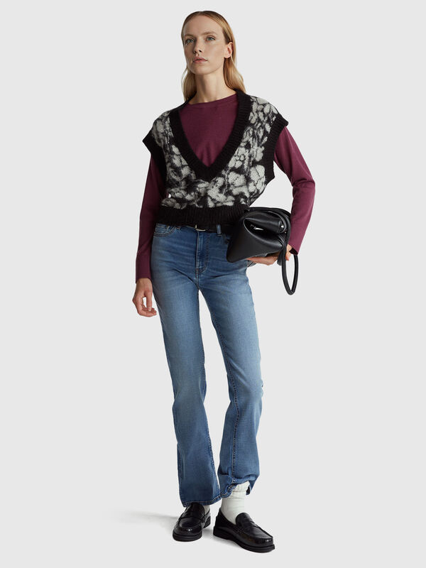 Pull en pure laine mérinos Femme