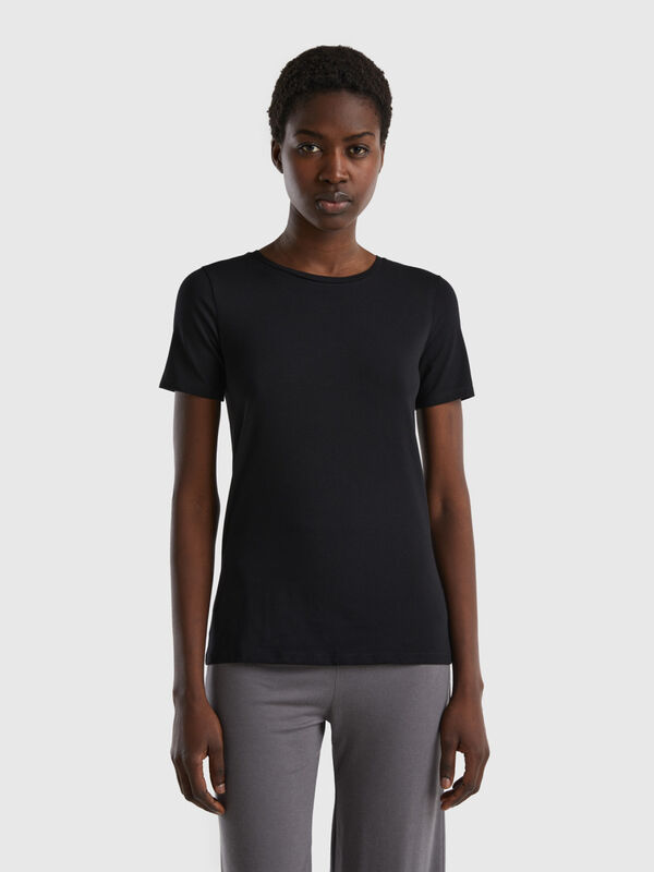 T-shirt en coton bio super stretch Femme