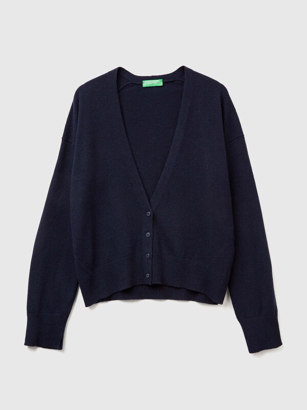Cardigan en mélange de cachemire Femme